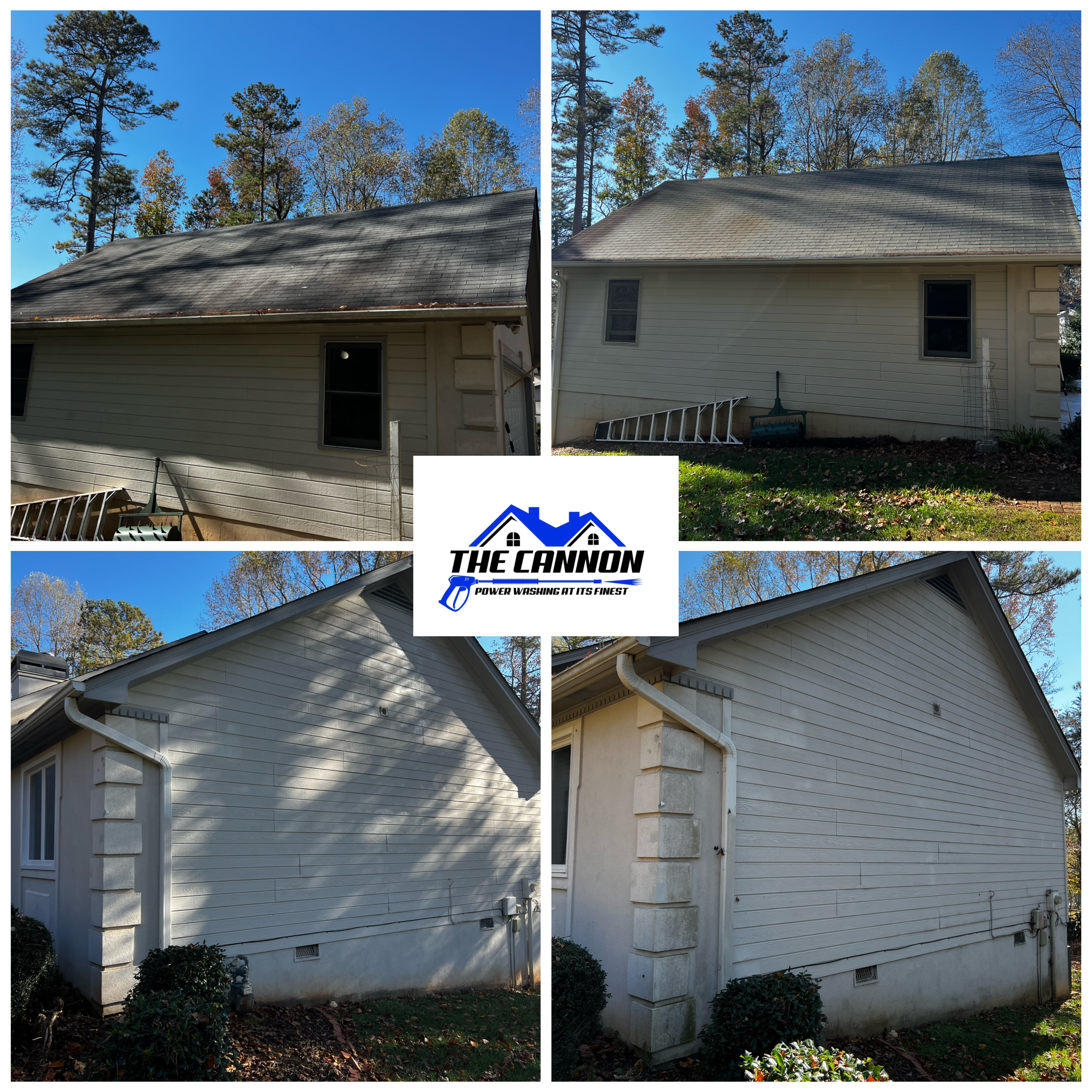 House Clean and Roof Clean combo in Gainesville, GA