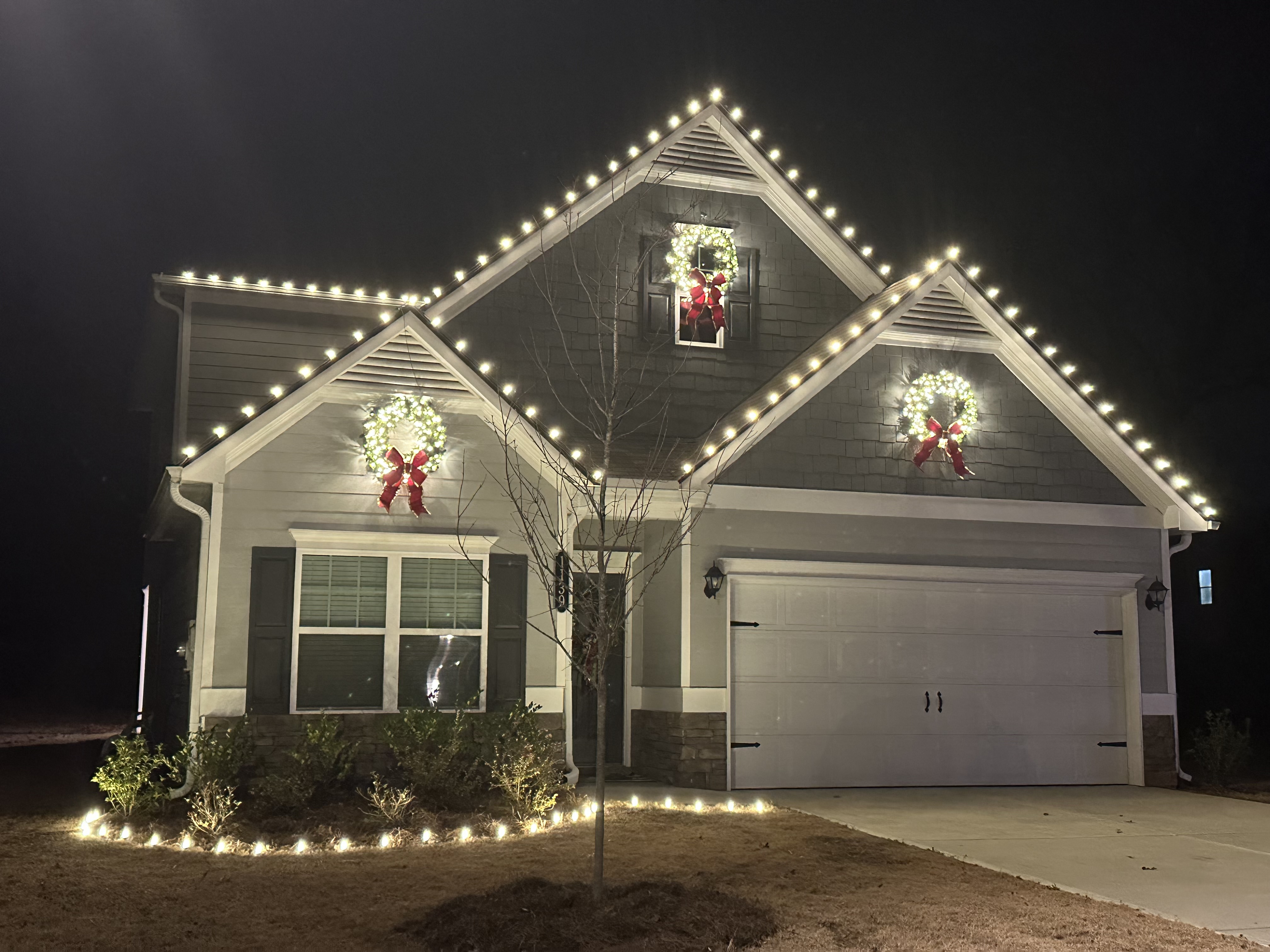 Lighting Up the Season in Bethlehem, GA: A Classic Christmas Display