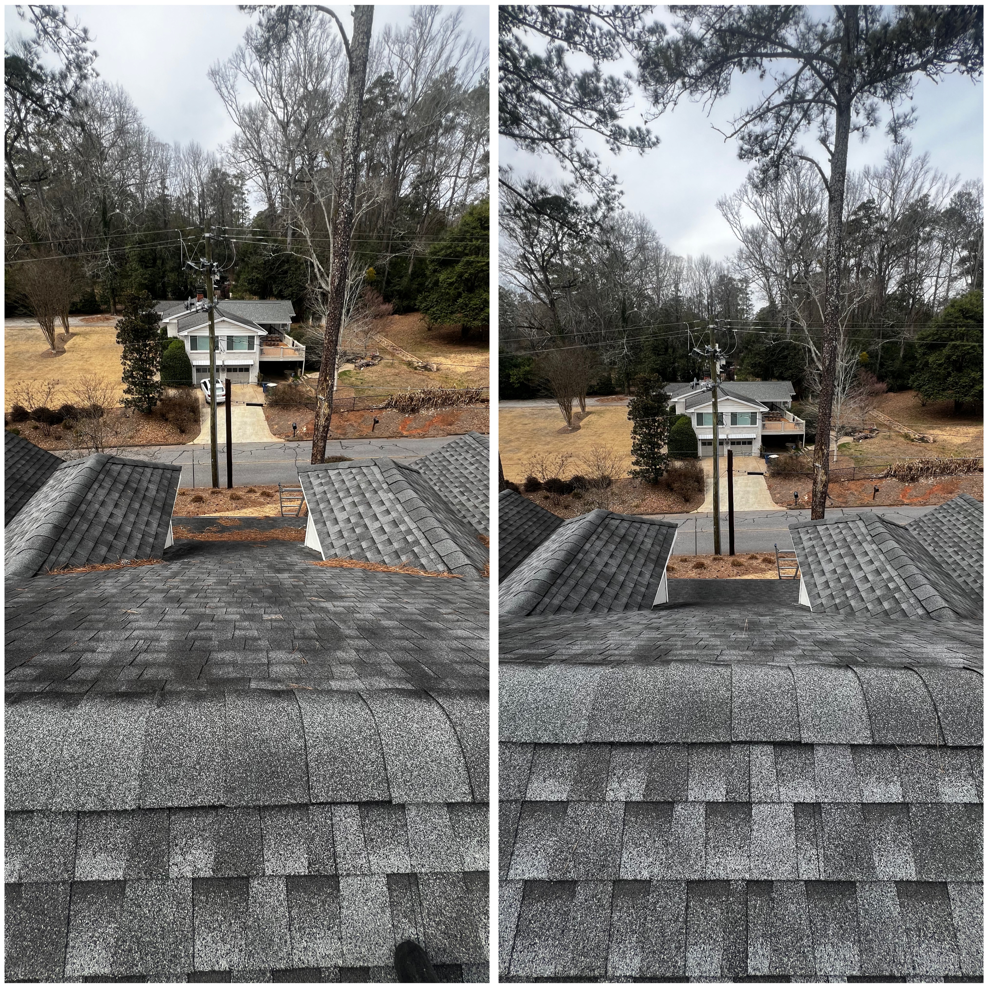 Roof blowoff/Gutter cleaning in Five Points Athens, Ga